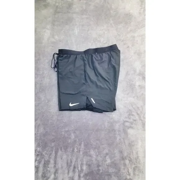 NIKE Dri-FIT 5'' 2-in-1 Running Sz M Shorts CJ5467-010 Men’s Black C21-45 - Picture 7 of 10